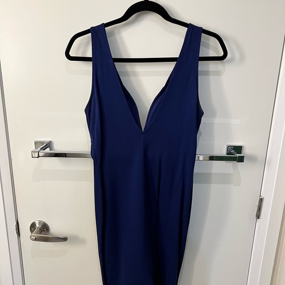 Mendocino plunge royal blue dress (size M) - Picture 3 of 5